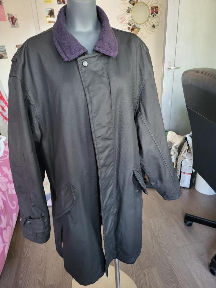 Gecoate en gevoerde herenjas maat 52, bruin, Kleding | Heren, Jassen | Winter, Zo goed als nieuw, Maat 52/54 (L), Bruin, Ophalen of Verzenden