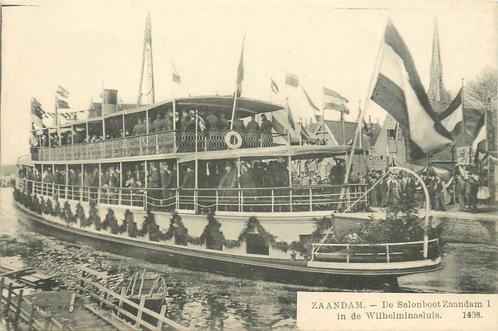 (701-323-019) Zaandam Salonboot Zaandam I, Verzamelen, Ansichtkaarten | Nederland, Noord-Holland, Verzenden