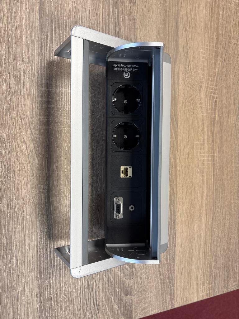 Buro kabel stekker inbouw, Ophalen of Verzenden, Gebruikt