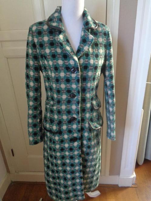 KING LOUIE jas:mt 38/40, Kleding | Dames, Jassen | Winter, Zo goed als nieuw, Maat 38/40 (M), Groen, Ophalen of Verzenden
