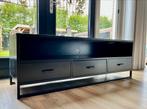Zwart tv meubel inclusief 3 lades, Huis en Inrichting, Kasten | Televisiemeubels, Mat zwart, Minder dan 100 cm, 25 tot 50 cm, 100 tot 150 cm