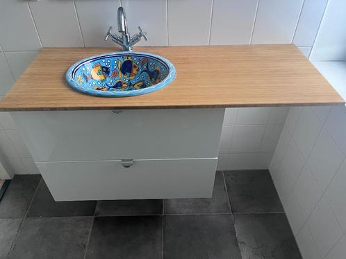Badkamermeubel (excl kraan, blad en gootsteen), Huis en Inrichting, Badkamer | Badkamermeubels, Gebruikt, Wastafelkast, Minder dan 100 cm