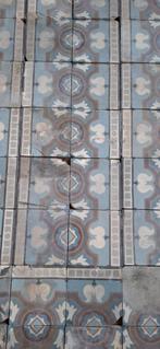 Heel mooie oude vloertegels ongeveer 2 m2, Doe-het-zelf en Verbouw, Tegels, Ophalen, Gebruikt, Keramiek, Minder dan 20 cm