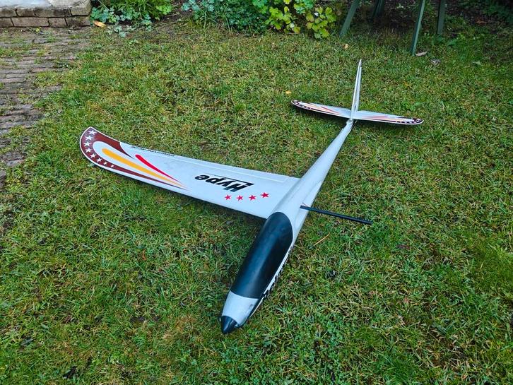 Hype relax ll rc zweefvliegtuig mist helaas vleugel, Hobby en Vrije tijd, Modelbouw | Radiografisch | Vliegtuigen, Zo goed als nieuw