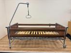Domiflex verpleegbed, Ophalen, Eenpersoons, Bruin, 210 cm