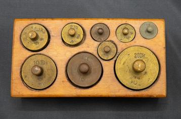 Koperen gewichten beschikbaar voor biedingen