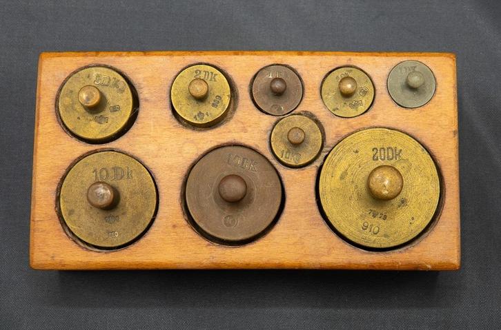 Koperen gewichten, Antiek en Kunst, Antiek | Koper en Brons, Koper, Ophalen of Verzenden