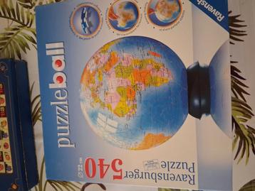 Wereldbol puzzel Ravensburger 540stukjes beschikbaar voor biedingen