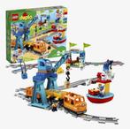 Lego Duplo Goederentrein + Brug, Graafmachine & Kiepwagen, Kinderen en Baby's, Speelgoed | Duplo en Lego, Ophalen, Zo goed als nieuw