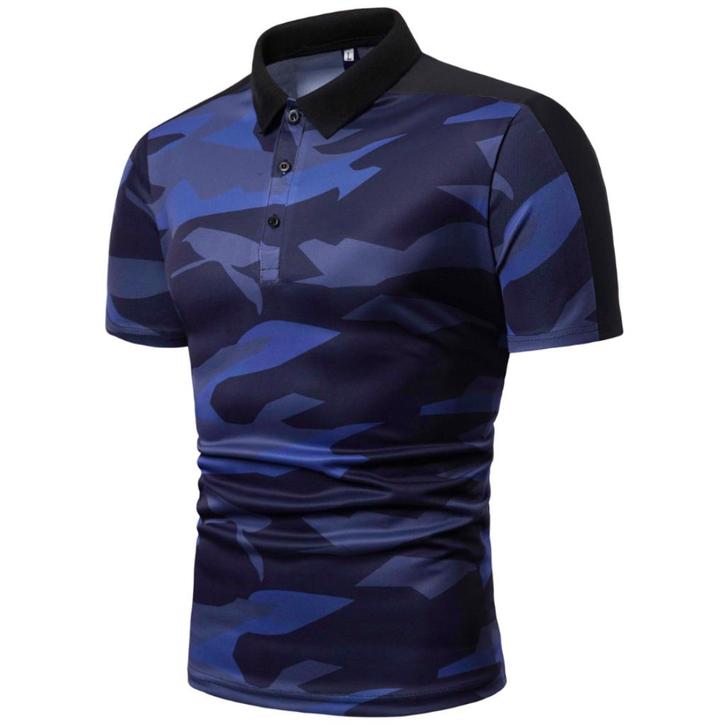 Blauwe camouflage heren polo (shirt leger mannen), Kleding | Heren, Polo's, Nieuw, Blauw, Verzenden
