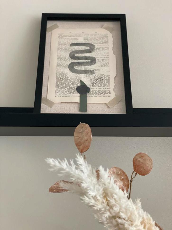 Rivièra Maison Book Page schilderijen (20 x 30 cm) (nieuw), Huis en Inrichting, Woonaccessoires | Lijsten, Nieuw, Minder dan 50 cm