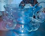 Grote Bowl/Punch schaal voor 12 personen, Ophalen, Overige stijlen, Glas, Schaal of Schalen