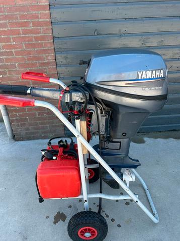 Yamaha 6pk 4takt elektrische start, knuppel beschikbaar voor biedingen