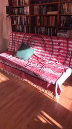 Slaapbank Ikea. Uitgeklapt 120 x 190, Huis en Inrichting, Ophalen, Gebruikt, 190 cm of minder, Twijfelaar