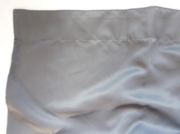 Gordijn 1 x donker grijs polyester BxH 140 x 250 cm beschikbaar voor biedingen