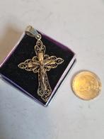 Zilver 925 cross hanger  12€ nu bij klankschalen wereld, Sieraden, Tassen en Uiterlijk, Kettinghangers, Ophalen of Verzenden, Zo goed als nieuw