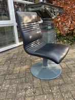 Jaren 70 stoel met tulpvoet, Ophalen, Gebruikt, Zwart, Vintage