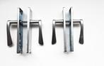 Deurbeslag Deurklink Deurkruk aluminium 2 sets, Ophalen of Verzenden, Gebruikt, Overige materialen, Klink of Kruk