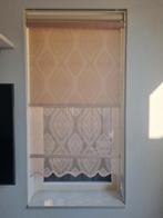 Rolgordijn met bloemenmotief, Huis en Inrichting, Stoffering | Gordijnen en Lamellen, Ophalen, Zo goed als nieuw, Crème, 100 tot 150 cm