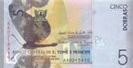 St. Thomas en Prince 5 Dobras 2020 Unc, Banknote24, Los biljet, Ophalen of Verzenden, Overige landen