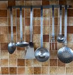 Vintage lepelrek, Huis en Inrichting, Keuken | Bestek, Ophalen, Gebruikt, Rvs of Chroom