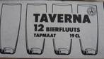 24 Bierglazen  FLUUTS, Ophalen of Verzenden, Nieuw, Bierglas