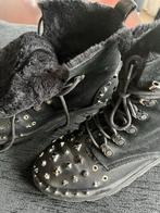 Suède/Leer Enkellaarsjes, Zwart, Lage of Enkellaarzen, Ophalen of Verzenden, Onbekend