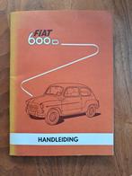 Fiat 600 d, auto handleiding, Auto diversen, Handleidingen en Instructieboekjes, Ophalen of Verzenden