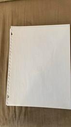 Witte fotobladen 23 gaats 34 stuks, Ophalen of Verzenden, Nieuw