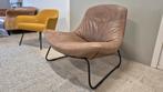 Prachtige african leder industriële design fauteuil, Huis en Inrichting, Fauteuils, Industriël design, 75 tot 100 cm, Ophalen of Verzenden