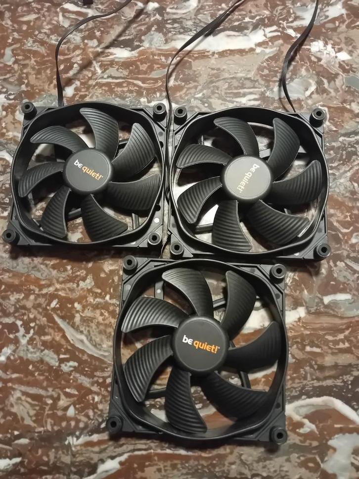 3x BeQuiet 160mm Ventilatoren - Nieuwstaat, Computers en Software, Computerkoelers, Nieuw, Luchtkoeling, Ophalen of Verzenden