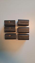 6x Sony NP-F970 Accu's - Ongetest, Ophalen of Verzenden, Niet werkend, Oplaadbaar
