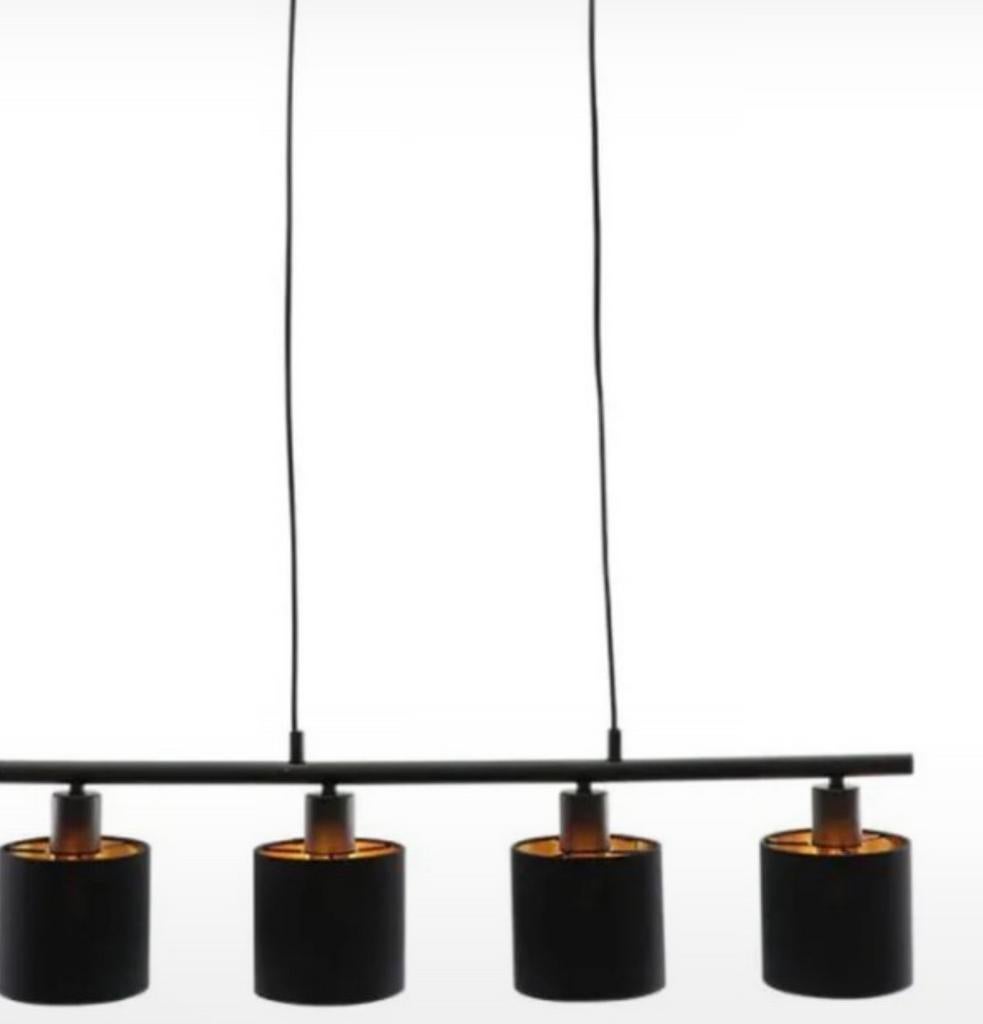 Olucia hanglamp met 4 lampjes, Ophalen of Verzenden, Zo goed als nieuw, Stof, 75 cm of meer