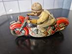 Oude blikken motor motorfiets schuco, Antiek en Kunst, Antiek | Speelgoed, Ophalen of Verzenden