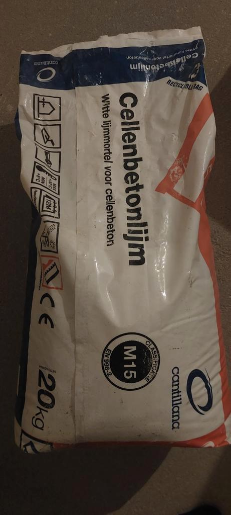 Zakken Betonmortel en ander bouwmateriaal, Doe-het-zelf en Verbouw, Overige Doe-het-zelf en Verbouw, Nieuw, Ophalen