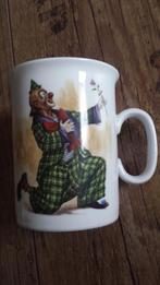 Mok met clown / beker met pipo, Ophalen of Verzenden, Zo goed als nieuw