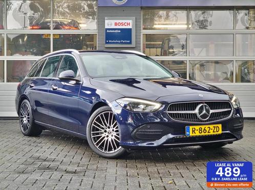 Mercedes C-klasse Estate 180 Luxury Line|Trekhaak|LED|Leder|, Auto's, Mercedes-Benz, Bedrijf, Te koop, C-Klasse, 360° camera, ABS