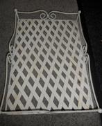 In redelijke staat verkerend metalen dienblad, Ophalen of Verzenden, Gebruikt, Rechthoekig, Metaal