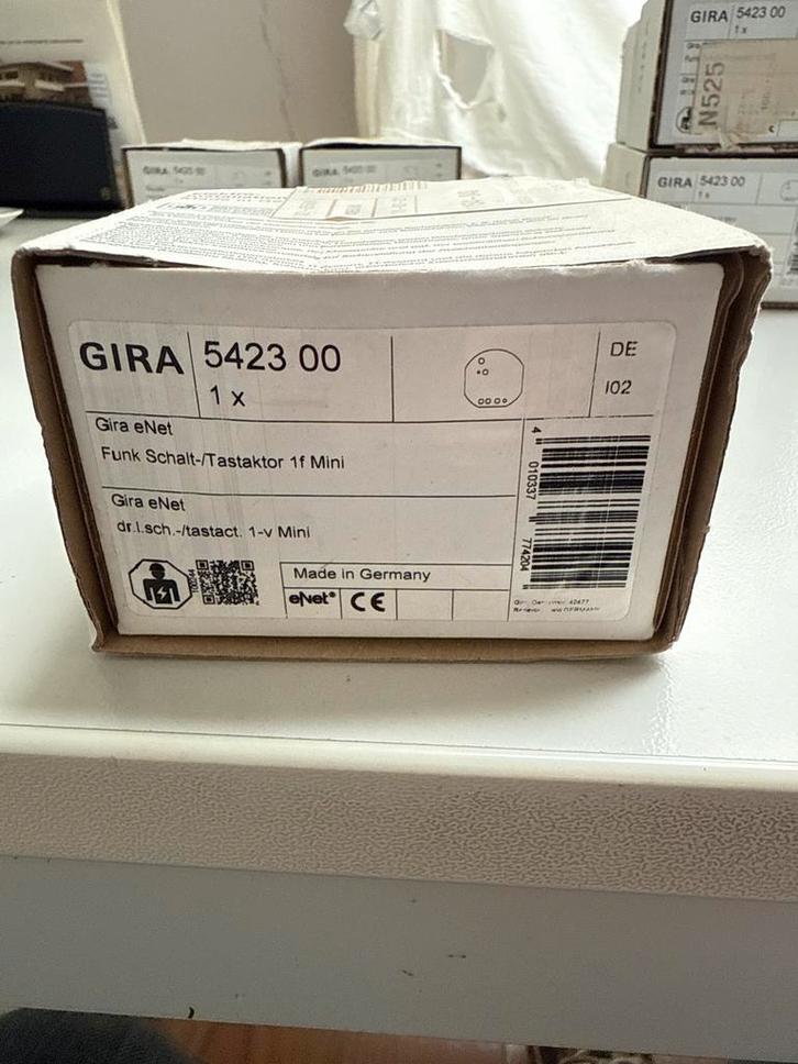 GIRA eNet Funk Schakel/Tastaktor 1f Mini, Doe-het-zelf en Verbouw, Elektra en Kabels, Nieuw, Ophalen of Verzenden