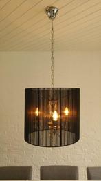 Moderne design kroonluchter hanglamp met geslepen glazen acc, Ophalen of Verzenden, Zo goed als nieuw