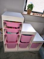 Ikea Trofast kast wit met roze bakken, Ophalen, Zo goed als nieuw