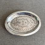 Verzilverde uitdruipschaal, Ophalen of Verzenden, Overige materialen, Overige stijlen, Overige typen