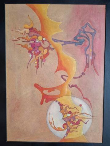 L 'Abre du Solve et Coagula. Gouache. Ca 1940. 51/61 cm. beschikbaar voor biedingen