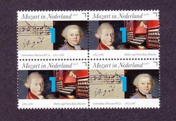 2016 Mozart in Nederland 3414-3415 blok van 4 postfris beschikbaar voor biedingen