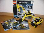 Lego Technic 8419: Graafmachine, Complete set, Lego, Zo goed als nieuw, Ophalen