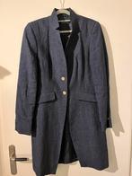 Lange blazer Far Hills net boven knie diep blauw, Maat 38/40 (M), Blauw, Nieuw, Ophalen of Verzenden