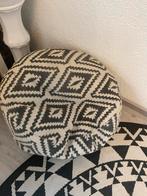 Mooie grote poef grafisch design, Ophalen of Verzenden, Zo goed als nieuw, Rond