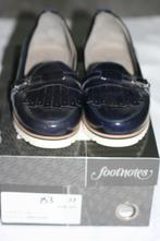 Z.g.a.n. blauwe lak loafers Footnotes 37,5 breedte H, Blauw, Instappers, Ophalen of Verzenden, Zo goed als nieuw