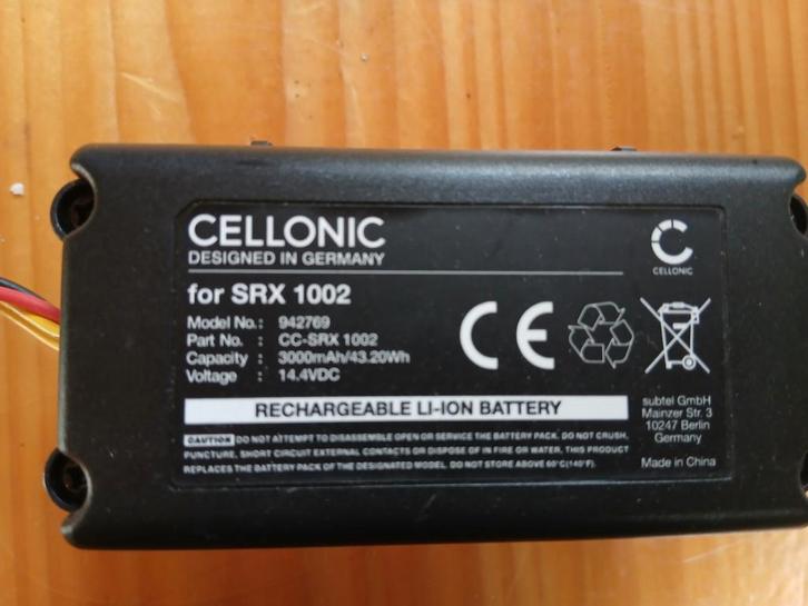 Batterij robot Stofzuiger - Oplaadbaar blaupunkt, Audio, Tv en Foto, Accu's en Batterijen, Gebruikt, Oplaadbaar, Ophalen of Verzenden