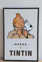 Hergé _ TinTin Poster Art, (Kuifje), Rechthoekig Staand, Met lijst, Nieuw, Ophalen of Verzenden